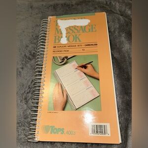 Tops, Phone Message Spiral Bound, With Duplicate Message Sets, 308 Sheets